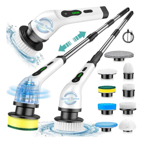 Spinix Turbo - Cepillo De Limpieza Giratorio 9 en 1